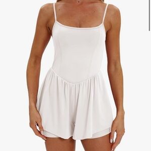 Spaghetti strap romper